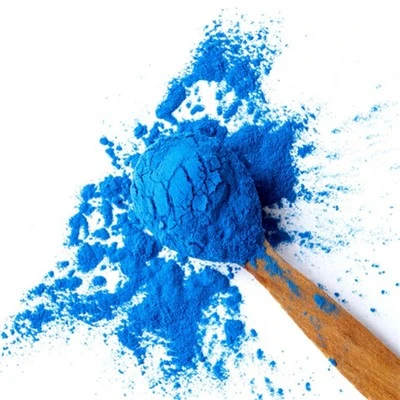 Modrý prášok Spirulina pre psov
